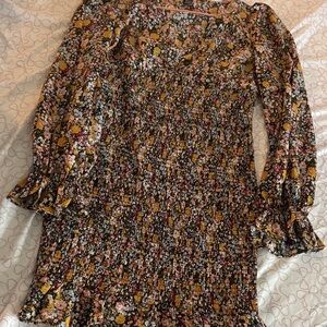 Floral Long Sleeve Dress